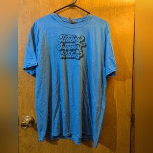 Gildan Baths Support Baths Graphic Blue Shirt